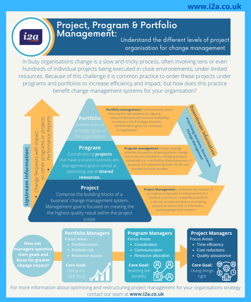 Project Programme Portfolio Management InfoGraphic I A Co Uk